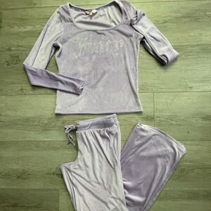 Juicy Couture Pink and Gray Top